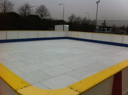 synthetic ice rink