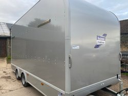 Secondhand Used 2017 Ifor Williams BIAB (Large) Twin Axel Box Trailer For Sale