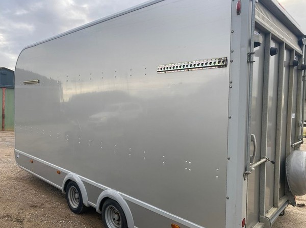 Secondhand 2017 Ifor Williams BIAB (Large) Twin Axel Box Trailer