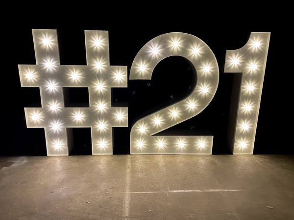 LED Letter & Number Hire Company Stock for sale