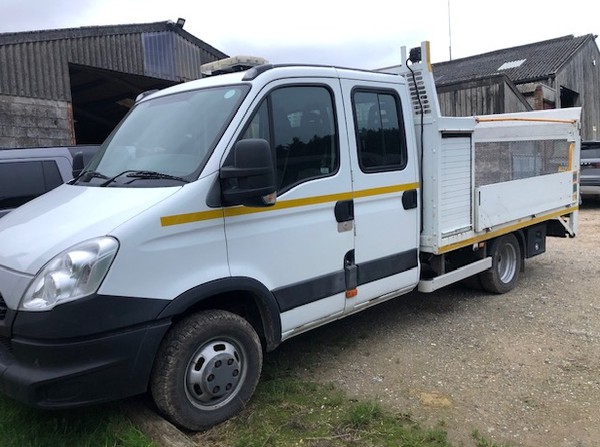 Used 2013 Iveco Daily 50C15 5.2T Dropside Lorry with Tail Lift For Sale