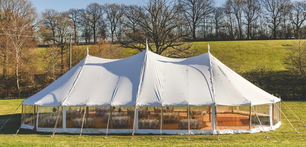 Secondhand Used Barkers Marquees 12m x 24m Sailcoth Marquee For Sale