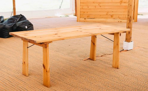 Secondhand Used 40x Lightly Burnt Rustic Tables For Sale Secondhand Used 40x Lightly Burnt Rustic Tables For Sale