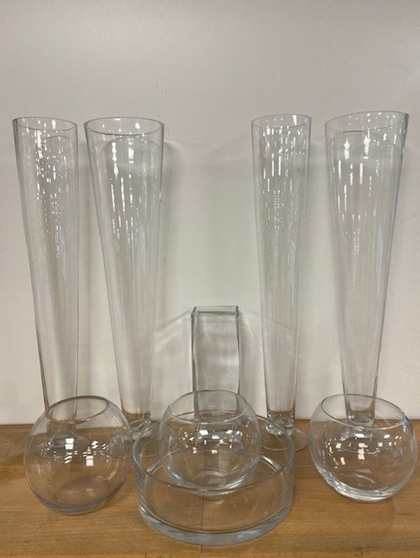 Secondhand Used Glass Vases/ Decoration For Sale