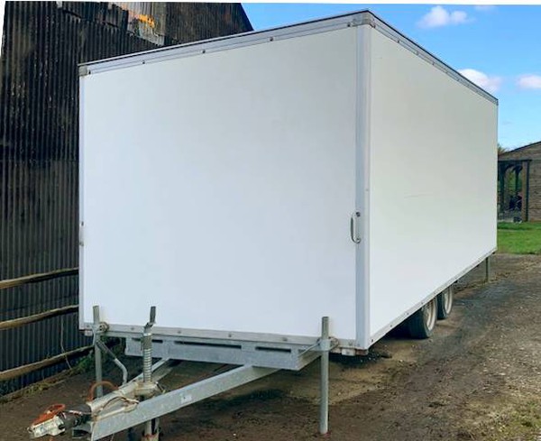 Wide and tall box trailer