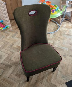 Green Upholstered Dining Chairs