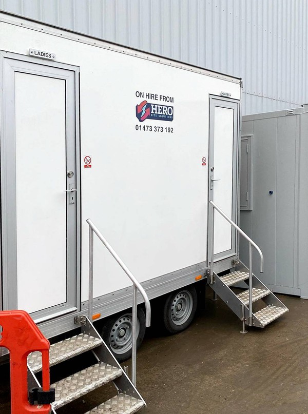 Event toilet trailer