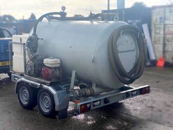 Vacuum tank on a trailer for sale