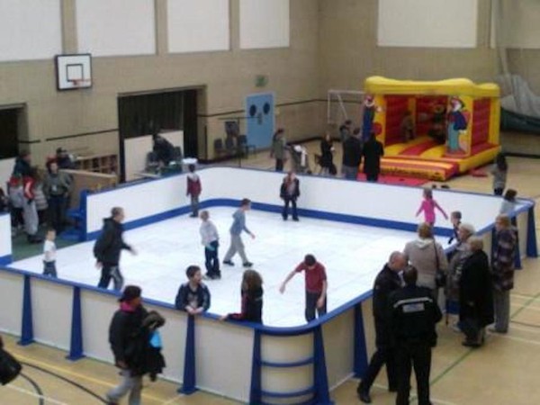 12m x 12m Mobile Synthetic Ice Rink - Suffolk 7