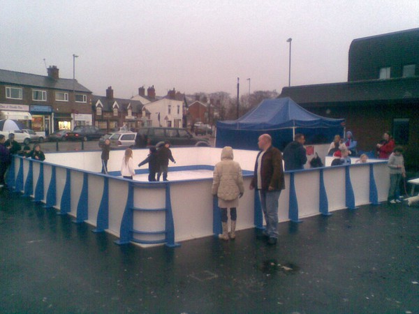 12m x 12m Mobile Synthetic Ice Rink - Suffolk 6