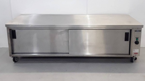 Stainless steel hot cupboard