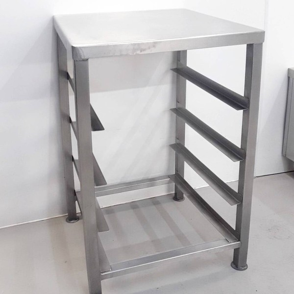Second hand tray rack / prep table or stand