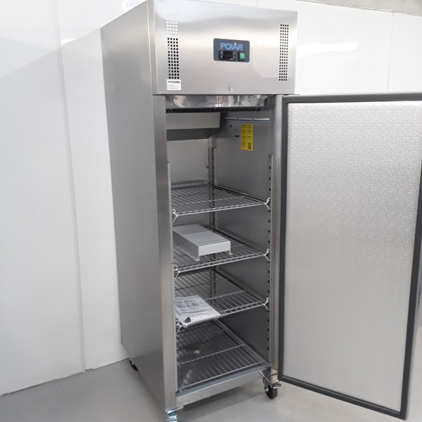 Stainless steel commercial freezer