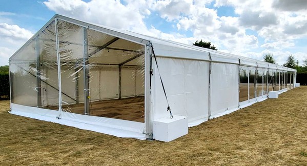 8m x 30m Framed marquee by Hoecker