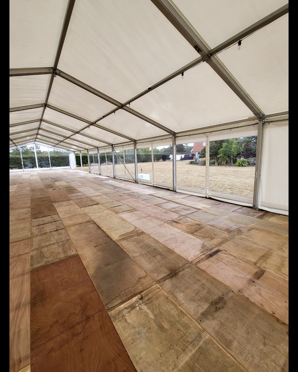 8m x 30m Hoecker marquee for sale