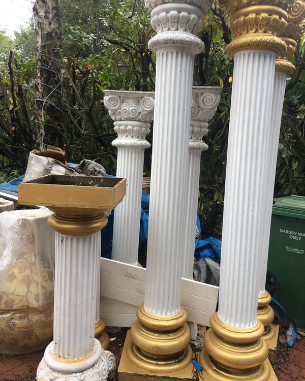 Secondhand Roman Pillars For Sale