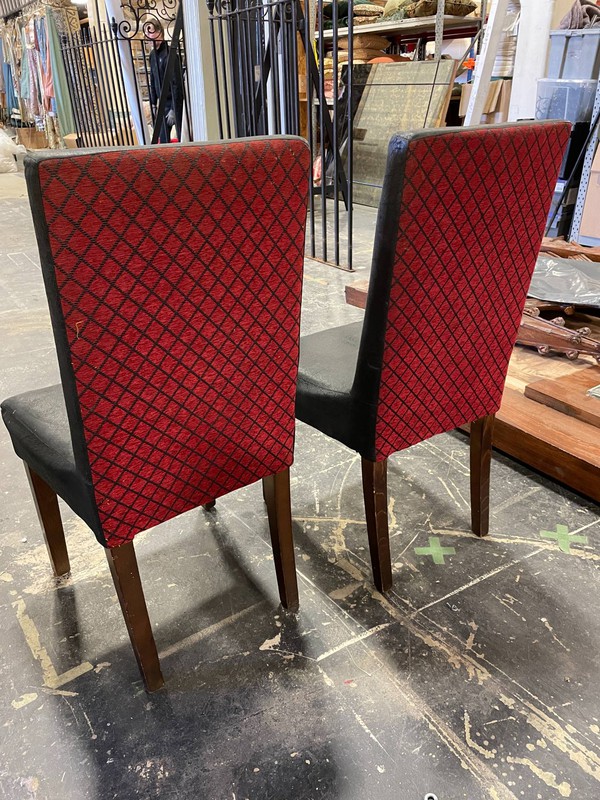 High back dining chairs