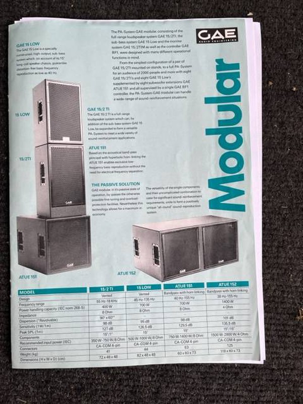 CAE Modular PA System for sale