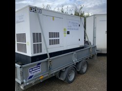 Generator on a trailer