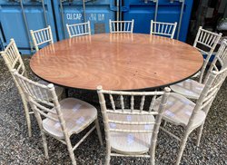 Round Wooden Table For Sale