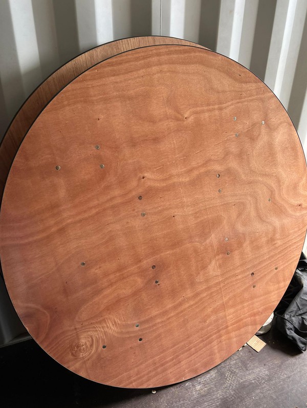 Used 5ft 6" Wooden Round Table