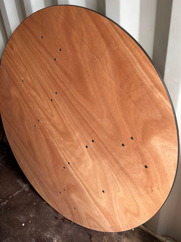 Used Round Wooden Table