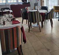 Striped Back Tub Dining Chairs