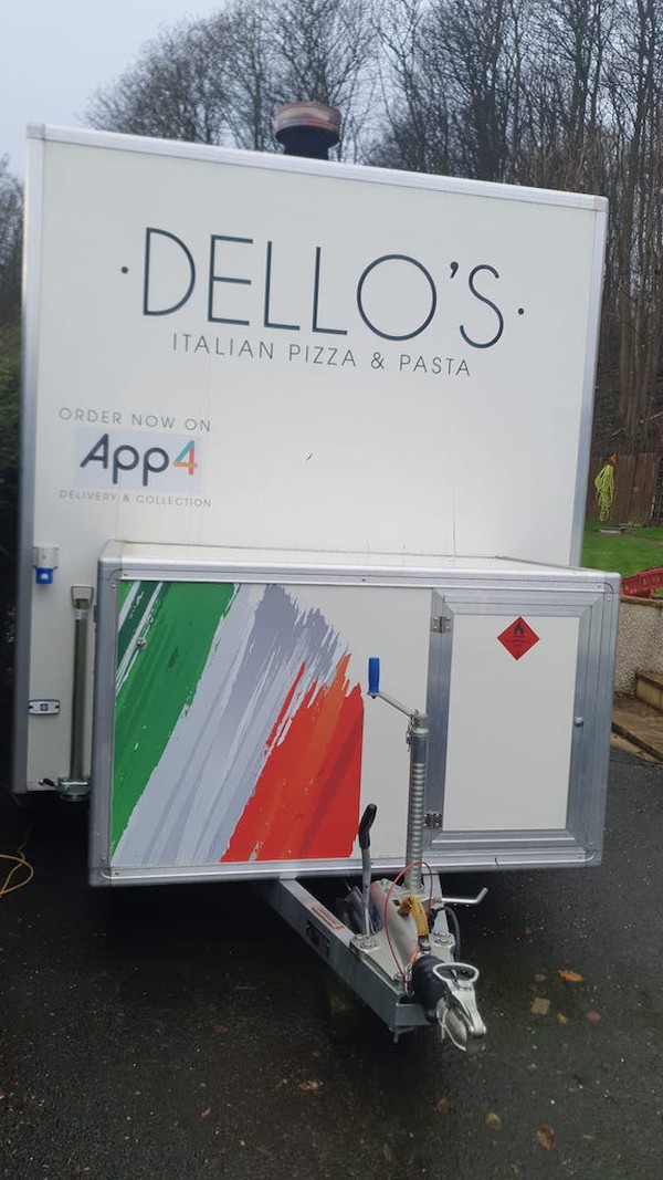 14Ft Wood Fired Pizza / Catering Trailer - Fife Scotland 18