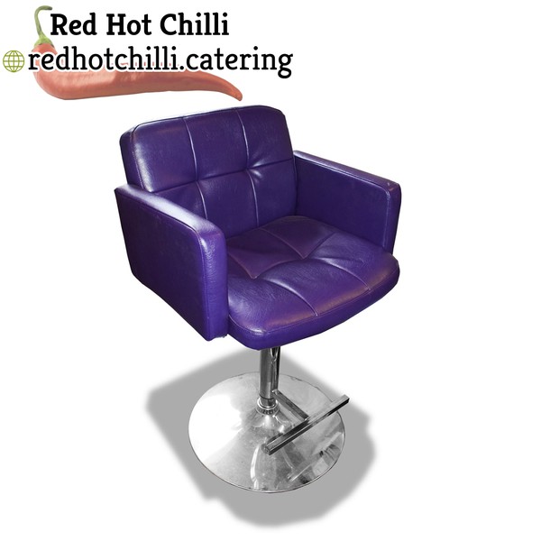High bar stool / chairs in Purple