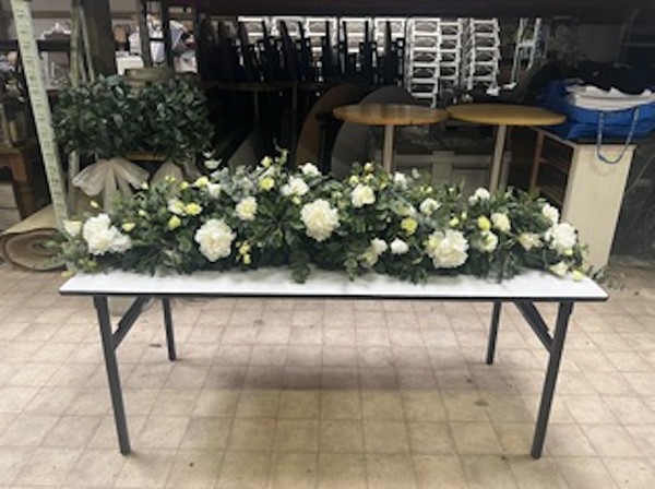 Large Neutral Top Table Floral Arrangement
