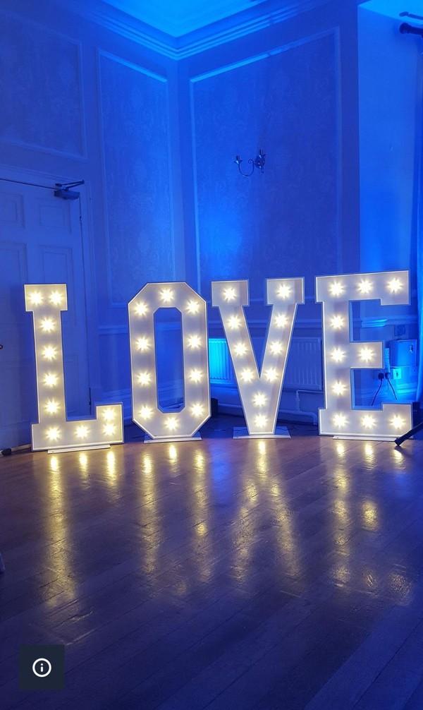 Secondhand Light Up Letters