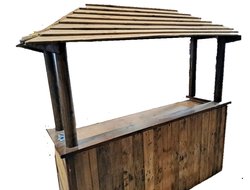 Wooden Tikki Bar For Sale