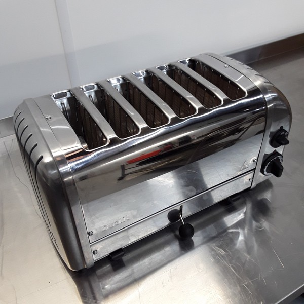 Used Dualit 6 Slot Toaster Stainless Steel D6BMHA