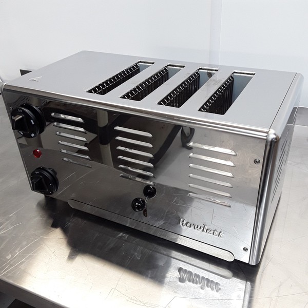 Used Ex Demo Rowlett 4 Slot Toaster Stainless Steel CH170