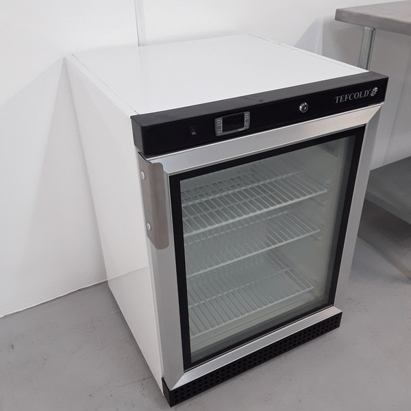 Secondhand Used Tefcold Under Counter Display Freezer