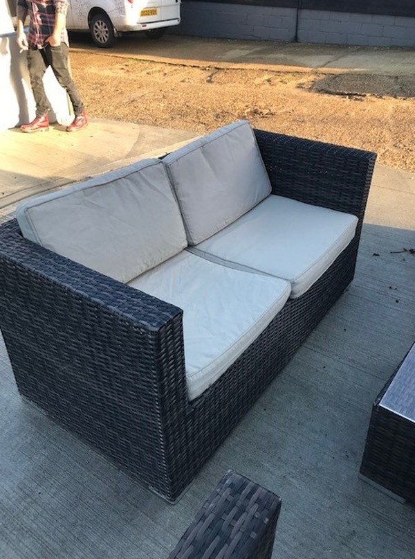 Secondhand Brown Rattan Sofa Sets For Sale