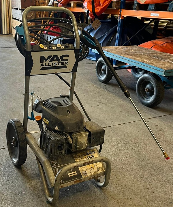 Secondhand Mac Allister Petrol Pressure Washer 2.5kw For Sale