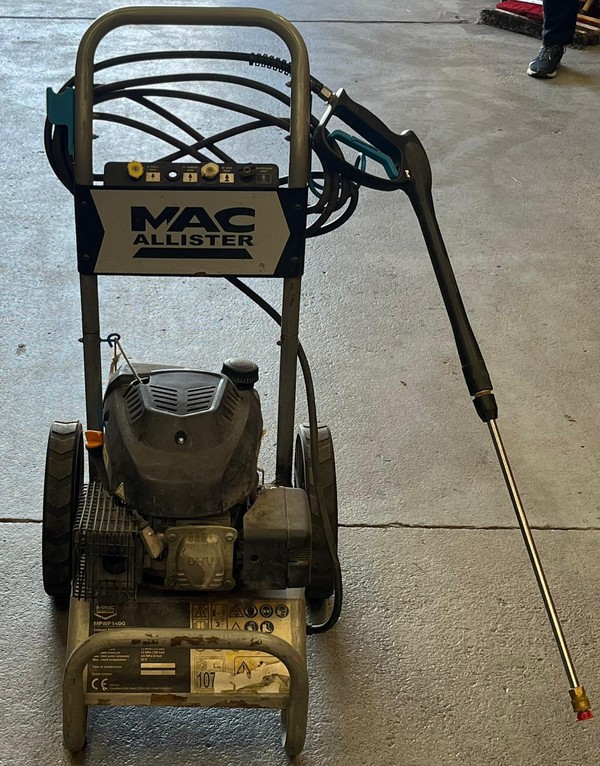 Used Mac Allister Petrol Pressure Washer 2.5kw For Sale