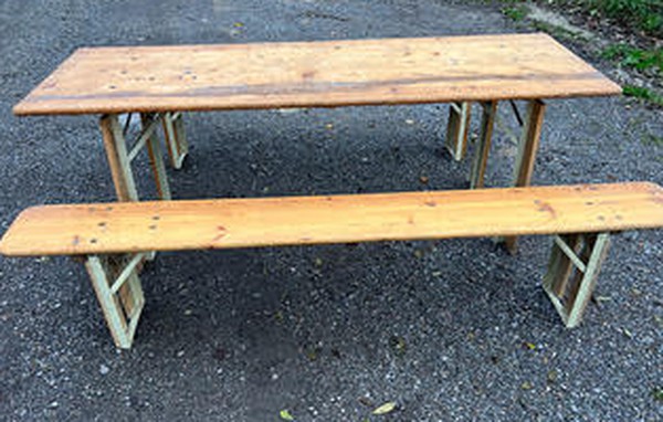 Secondhand Used German Beer Table Sets For Sale