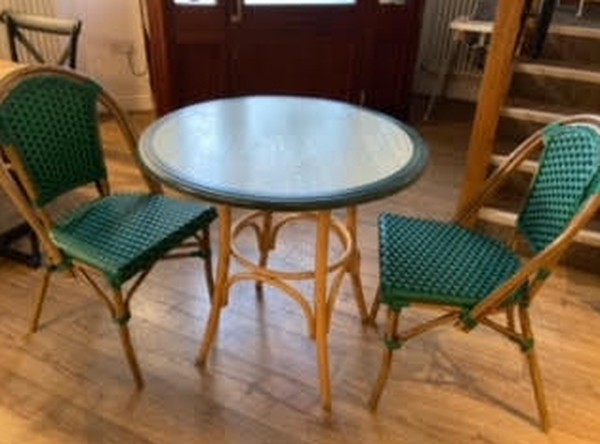 Secondhand Used Bistro Tables And Chairs For Sale