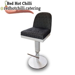 Grey Marl Fabric Poseur Height High Chairs