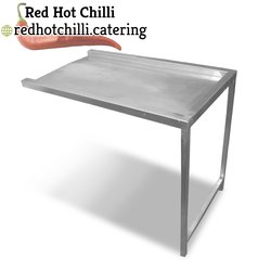 1.1m Stainless Steel Dishwasher Side Table For Sale