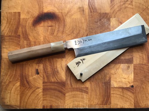 Secondhand Masamoto KS Series Hon Kasumi White Steel No.2 Usuba For Sale Secondhand Masamoto KS Series Hon Kasumi White Steel No.2 Usuba For Sale