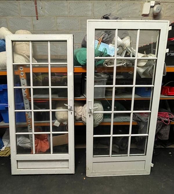 Secondhand Marquee Metal Frame Doors For Sale