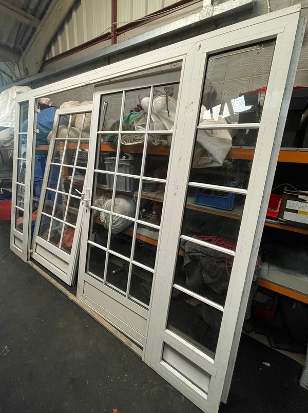 Secondhand Used Marquee Metal Frame Doors For Sale