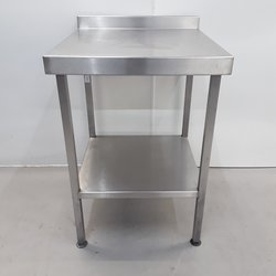 Secondhand Used Stainless Steel Table 60cm Wide For Sale