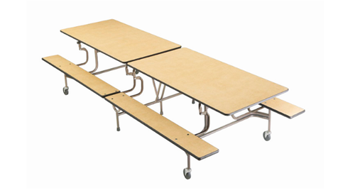 Folding trestle with benches Folding trestle with benches