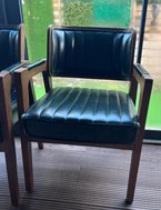 Retro Wooden Meeting Chairs