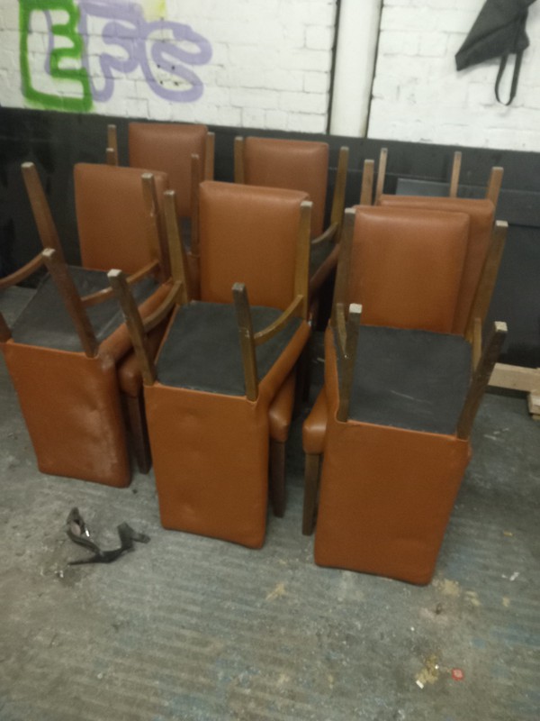 Used Tan Leather Chairs