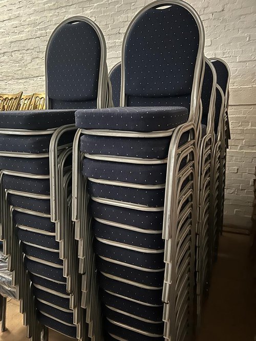 Stackable Blue Banqueting Chairs Stackable Blue Banqueting Chairs